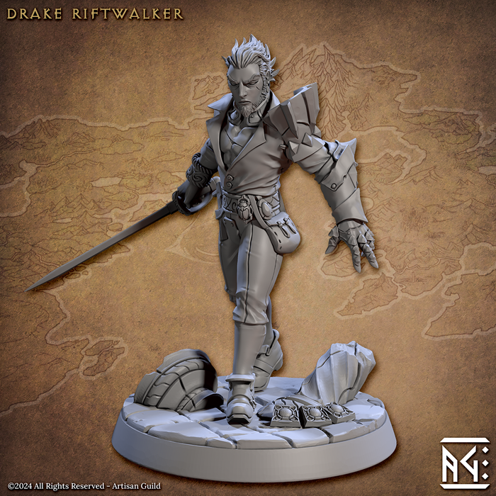 Drake Riftwalker | Temple of Ifrit | Fantasy D&D Miniature | Artisan Guild