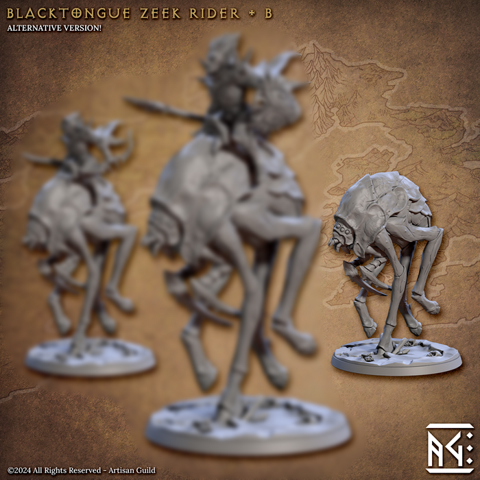 Wild Zeek B | Blacktongue Assassins | Fantasy D&D Miniature | Artisan Guild
