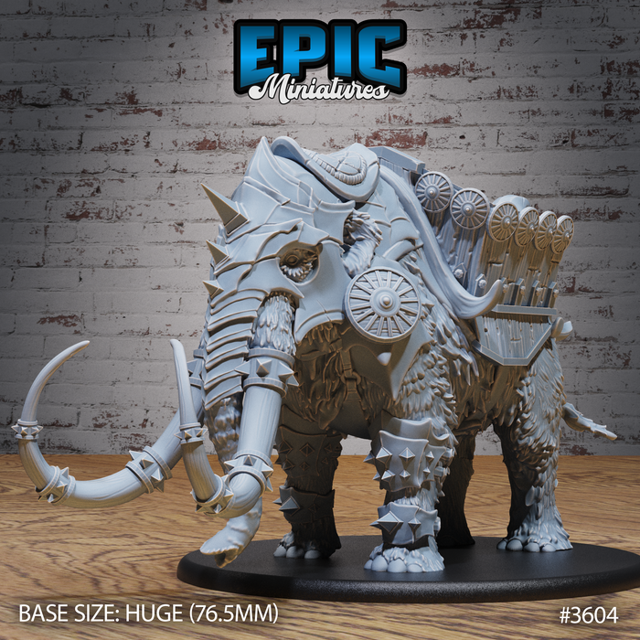 Mammoth Mount | Ice Age Madness | Fantasy Miniature | Epic Miniatures
