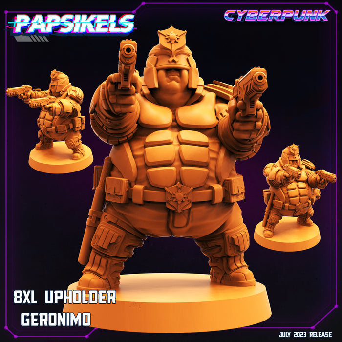 8XL Upholder Geronimo | Cyberpunk | Sci-Fi Miniature | Papsikels