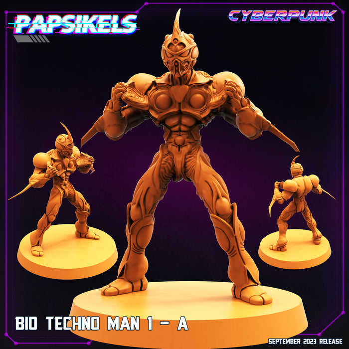 Bio Tech Man 1 A | Cyberpunk | Sci-Fi Miniature | Papsikels