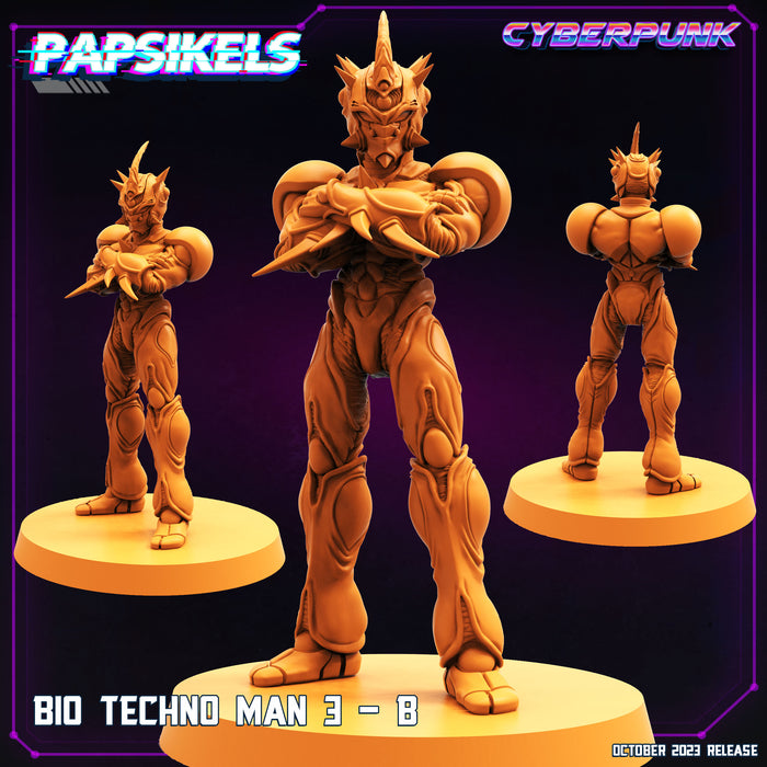 Bio Techno Man 3 B | Cyberpunk | Sci-Fi Miniature | Papsikels