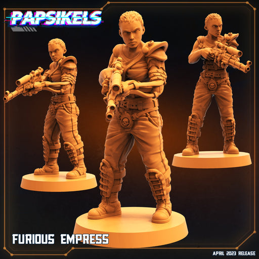 Furious Empress | War Dudes | Sci-Fi Miniature | Papsikels TabletopXtra
