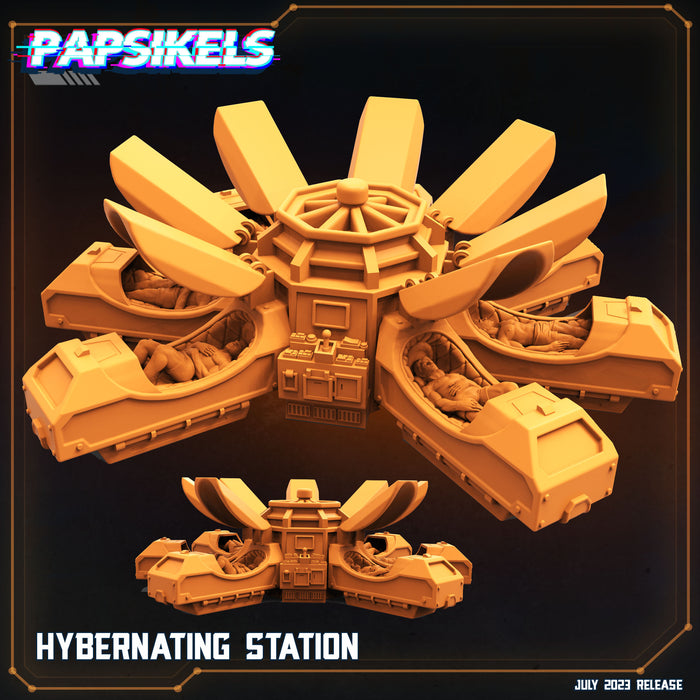 Hybernating Station | Xeno Wars | Sci-Fi Miniature | Papsikels