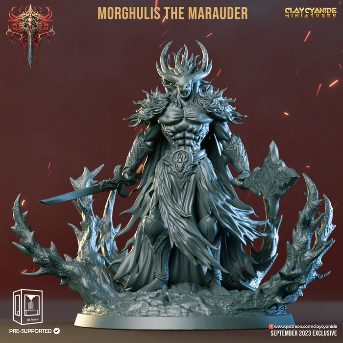 Morghulis the Marauder | Wrath of Chernobog | Fantasy Miniature | Clay Cyanide