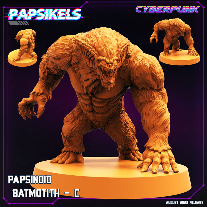 Papsinoid Batmotith C | Cyberpunk | Sci-Fi Miniature | Papsikels
