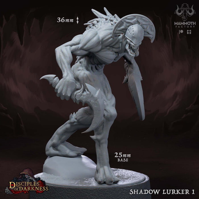 Shadow Lurker A | Disciples of Darkness | Fantasy Tabletop Miniature | Mammoth Factory
