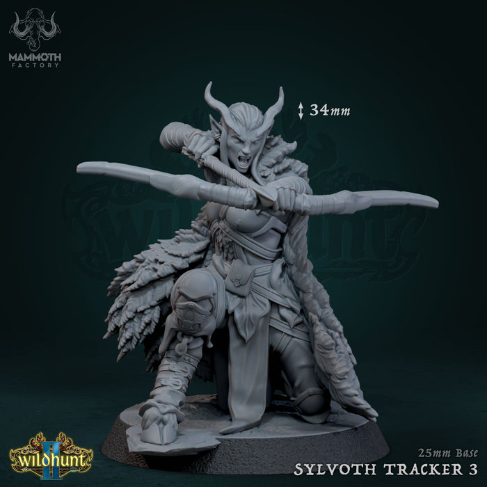 Sylvoth Satyr Tracker Miniatures | Wild Hunt II | Fantasy Tabletop Miniature | Mammoth Factory