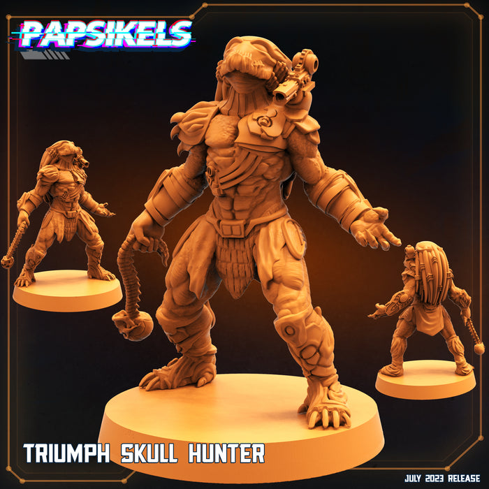 Triumph Skull Hunter | Xeno Wars | Sci-Fi Miniature | Papsikels