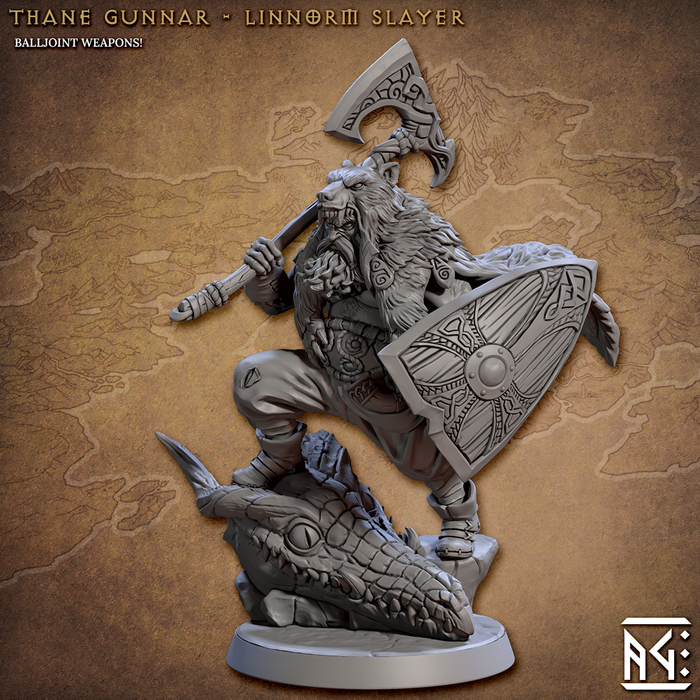Thane | Skutagaard Northmen Saga | Fantasy D&D Miniature | Artisan Guild