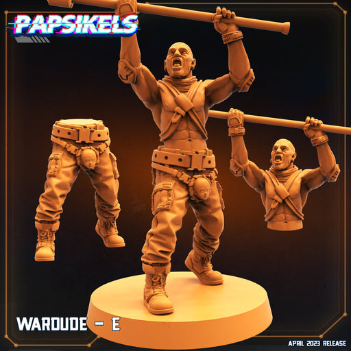 War Dude E | War Dudes | Sci-Fi Miniature | Papsikels TabletopXtra