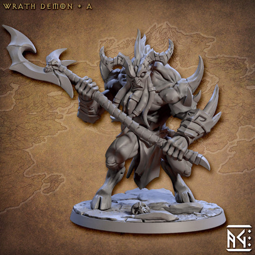 Wrath Demon A | Abyss Demons | Fantasy D&D Miniature | Artisan Guild TabletopXtra
