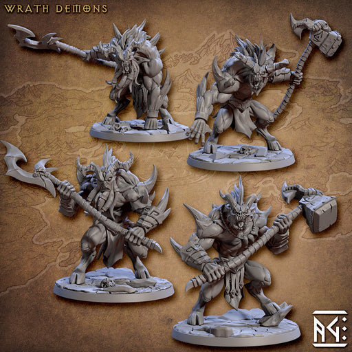 Wrath Demons | Abyss Demons | Fantasy D&D Miniature | Artisan Guild TabletopXtra
