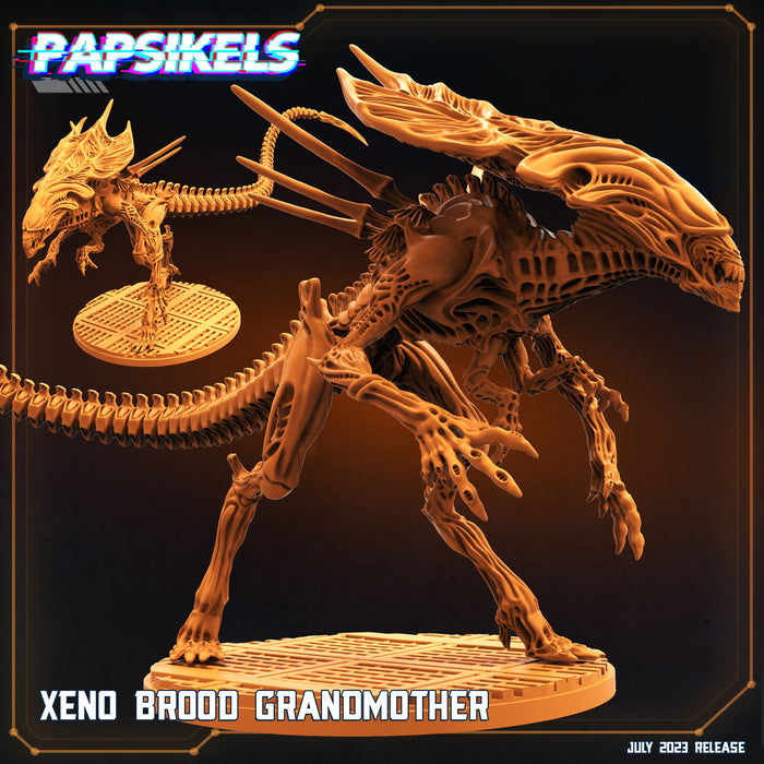 Xeno Grandmother | Xeno Wars | Sci-Fi Miniature | Papsikels