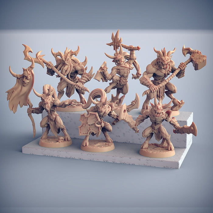 Gruntlings | Abyss Demons | Fantasy D&D Miniature | Artisan Guild