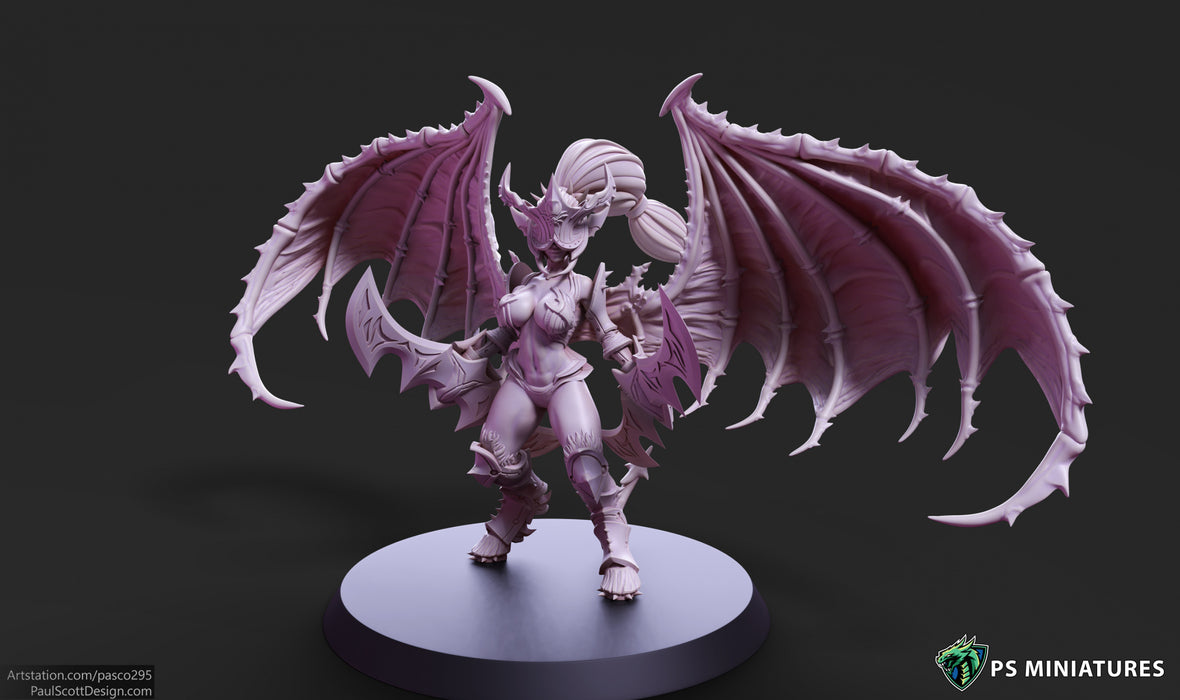Demonic Harpy & Valkyrie Miniatures | Demonics | Fantasy Miniature | PS Miniatures