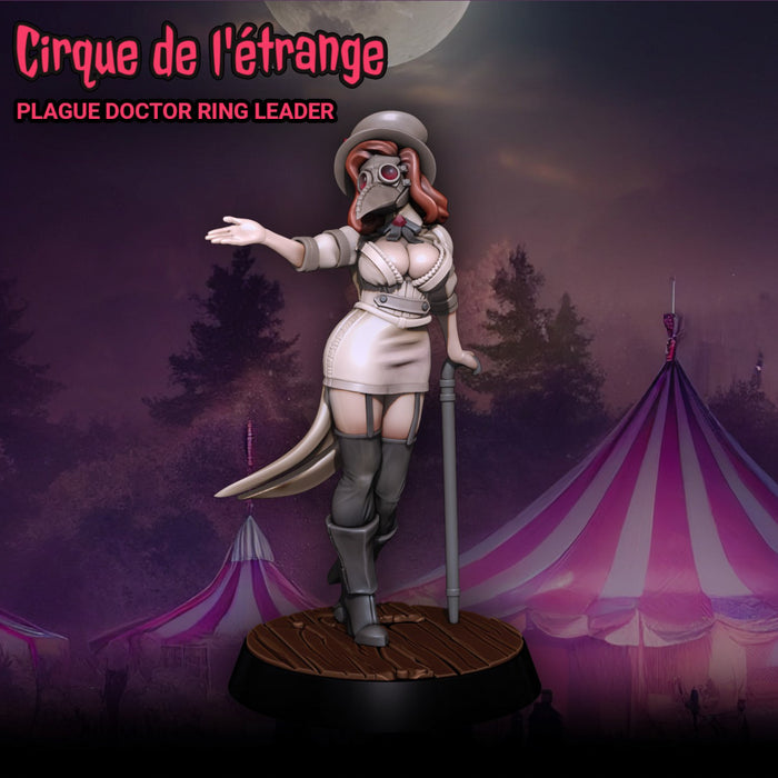 Plague Doctor Ringleader | Cirque De Letrange | Fantasy Miniature | Gaz Minis