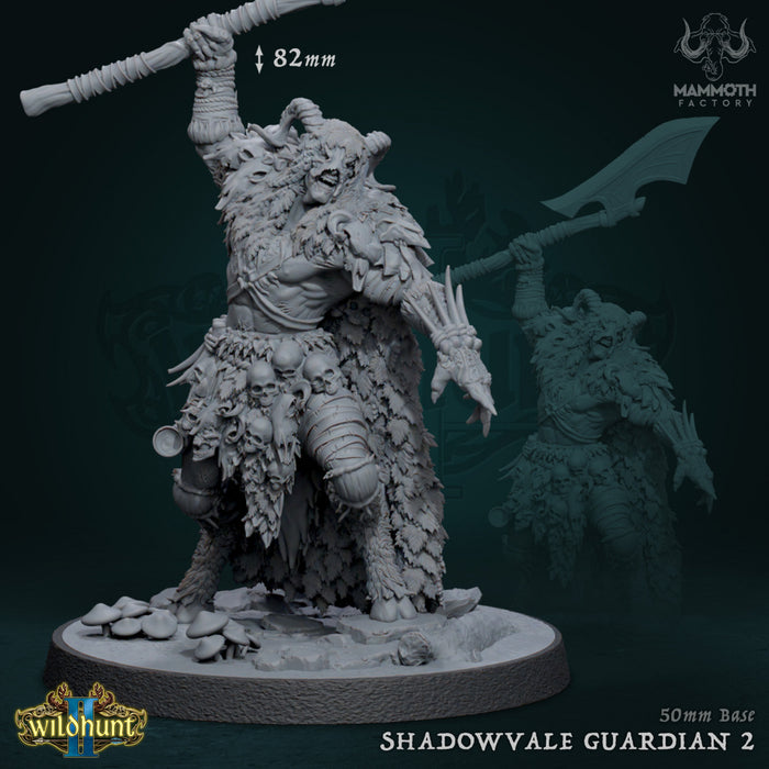 Shadowvale Guardian Satyr B | Wild Hunt II | Fantasy Tabletop Miniature | Mammoth Factory