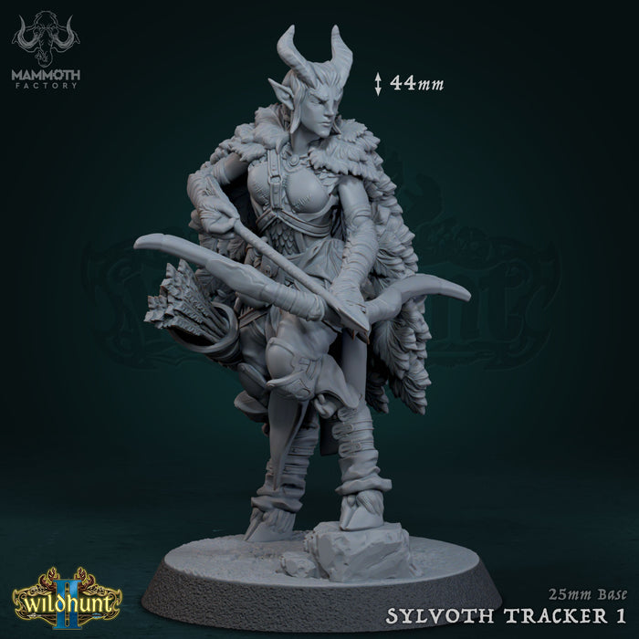 Sylvoth Satyr Tracker A | Wild Hunt II | Fantasy Tabletop Miniature | Mammoth Factory