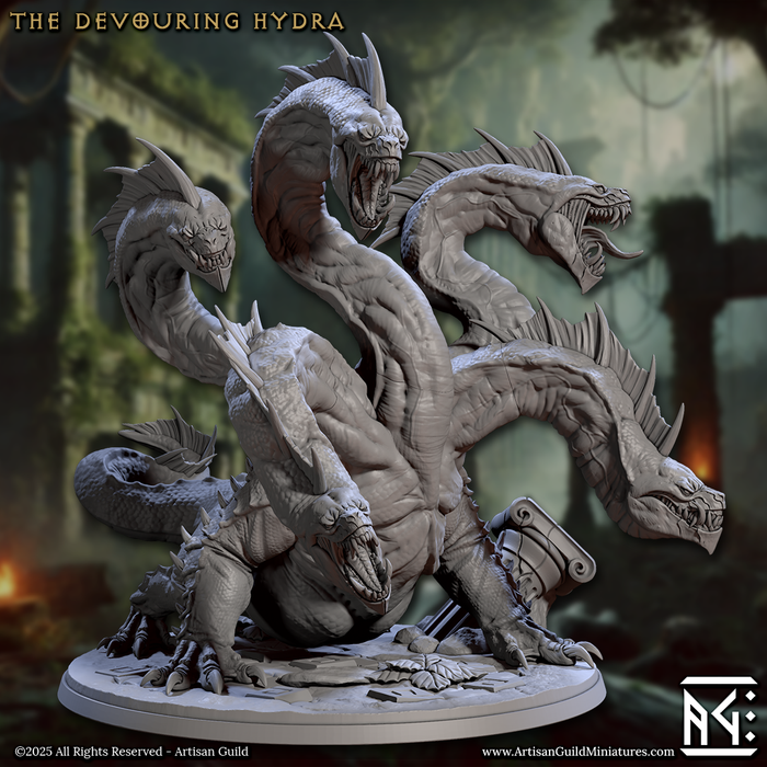 Devouring Hydra epic centrepiece from the Artisan Guild Veiled Sisterhood range