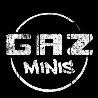 Gaz Minis 3D-printed resin pin-up and character miniatures from the TabletopXtra UK range