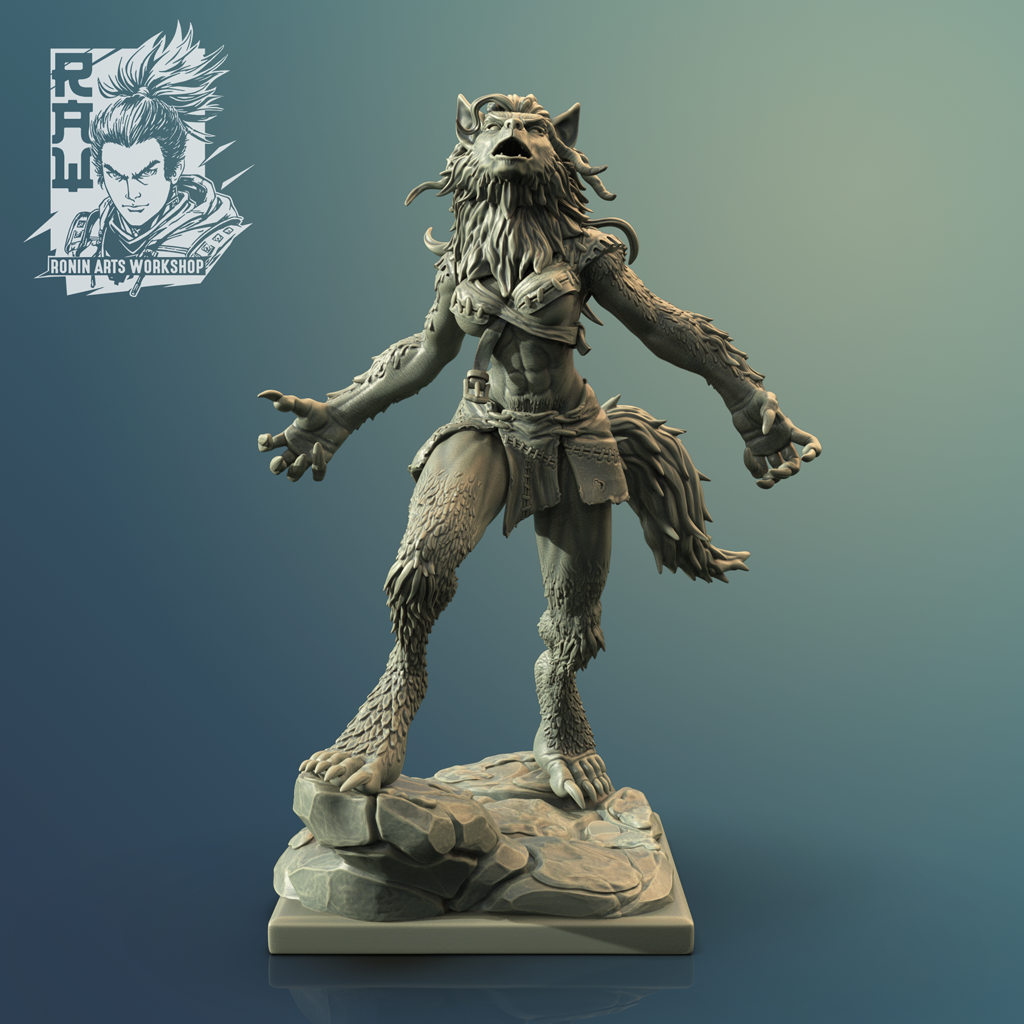 Nadia Wolf Form RAW June 22 Ronin Arts Workshop 28mm resin miniature