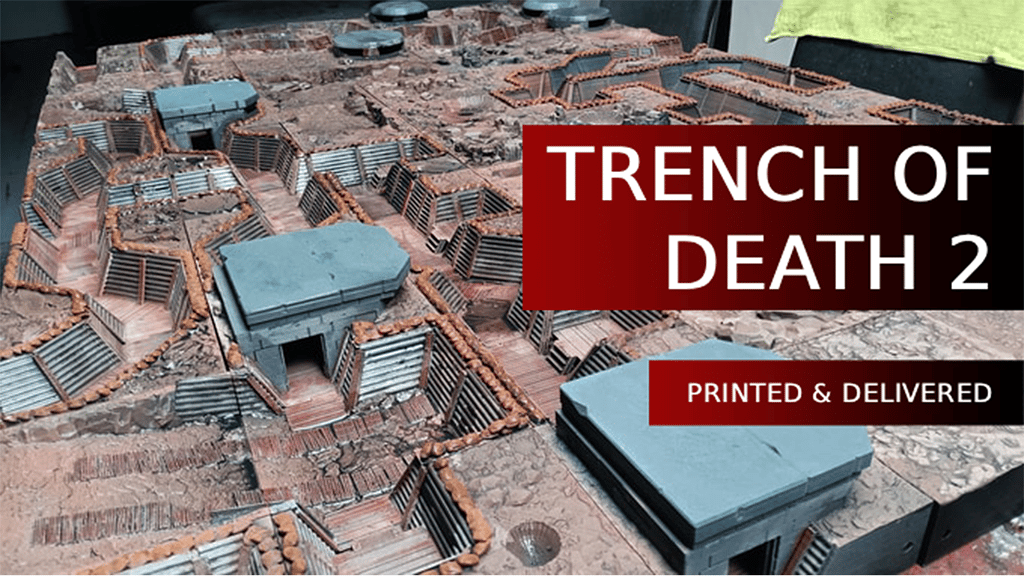 Trench of Death Vol 2 Printed and Delivered Kickstarter by TabletopXtra