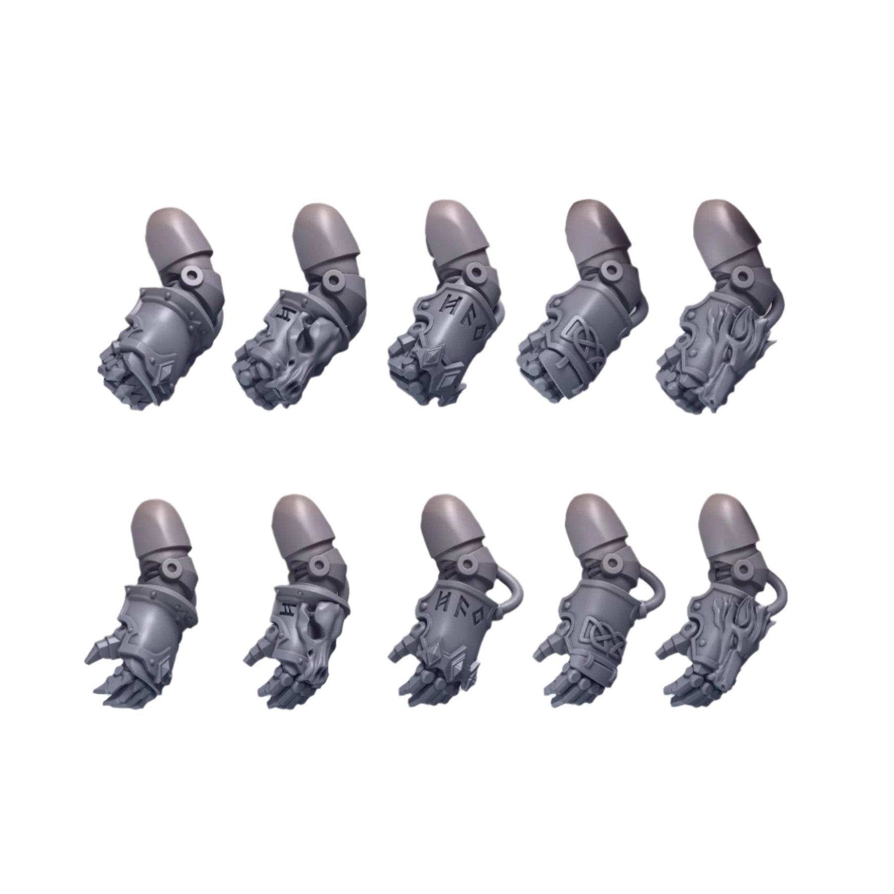 Grey Tide Studio Primal Hounds conversion bits for sci-fi wargaming miniatures, 28mm and 32mm scale