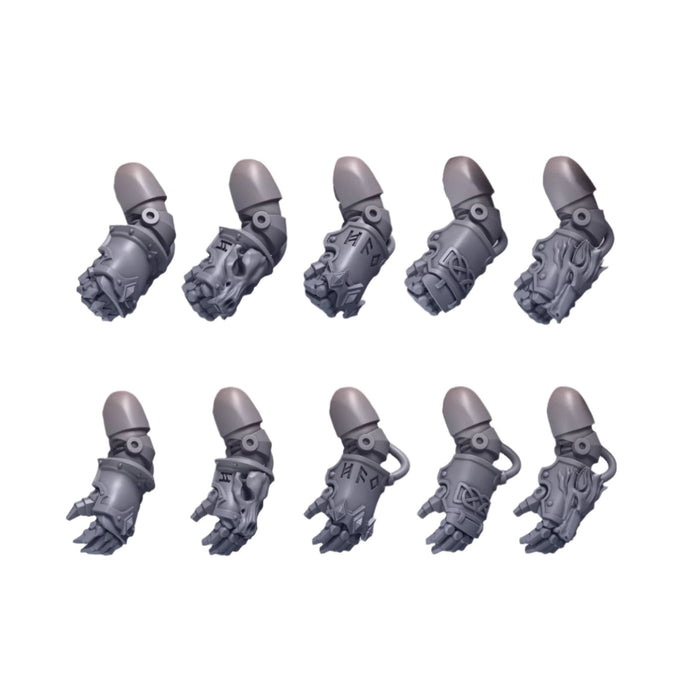 Grey Tide Studio Primal Hounds conversion bits for sci-fi wargaming miniatures, 28mm and 32mm scale