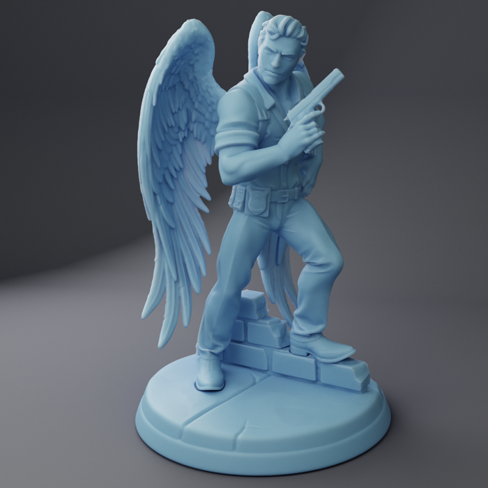 Aasimar Detective | Fantasy Crime Drama | Twin Goddess Miniatures