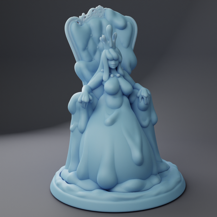 Slime Queen in Throne (75mm) | Fantasy Queens | Fantasy Miniature | Twin Goddess Miniatures