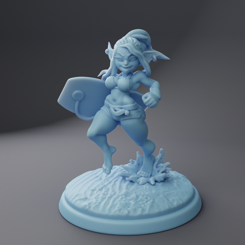 Jane the Goblin | Beach Week Vol 2 | Fantasy Miniature | Twin Goddess Miniatures