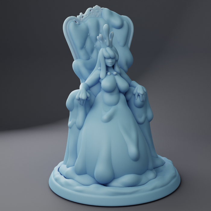 Slime Queen in Throne | Fantasy Queens | Fantasy Miniature | Twin Goddess Miniatures