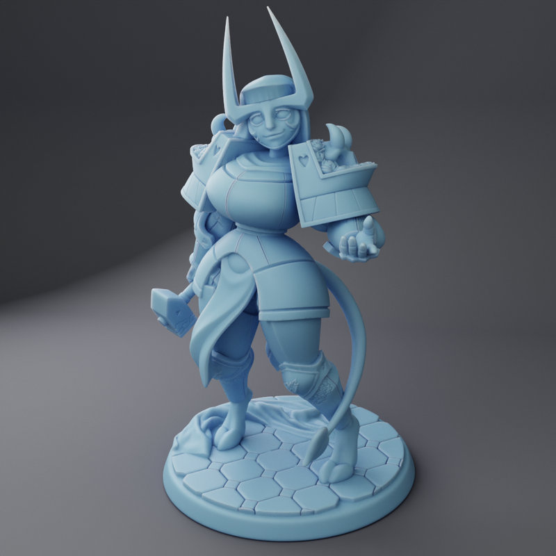 Dahlia the Tiefling Reforged | Twin Goddess Miniatures