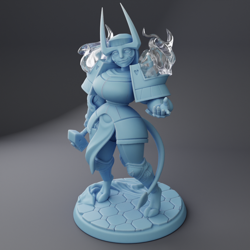 Dahlia the Tiefling Reforged | Twin Goddess Miniatures