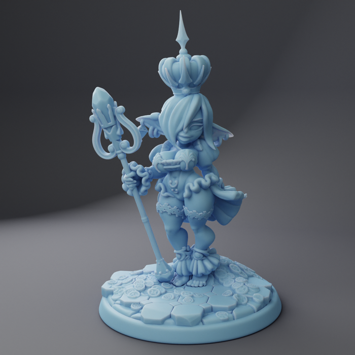 Goblin Queen (75mm) | Fantasy Queens | Fantasy Miniature | Twin Goddess Miniatures