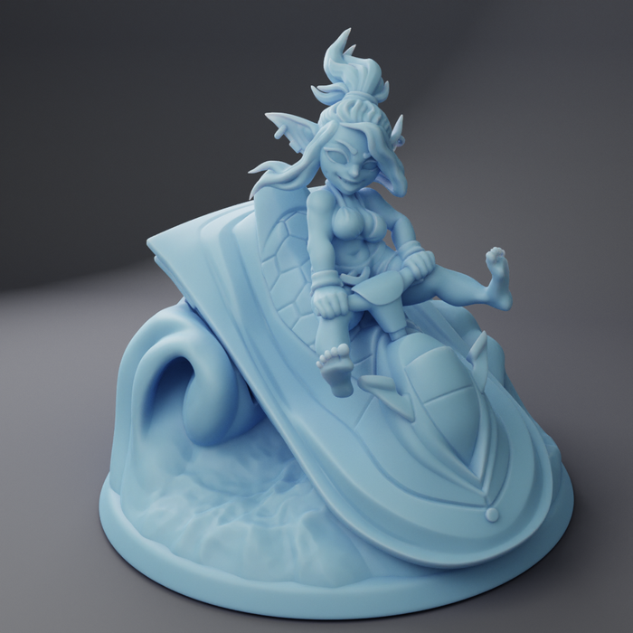 Jane w/ Jetski | Beach Week Vol 2 | Fantasy Miniature | Twin Goddess Miniatures