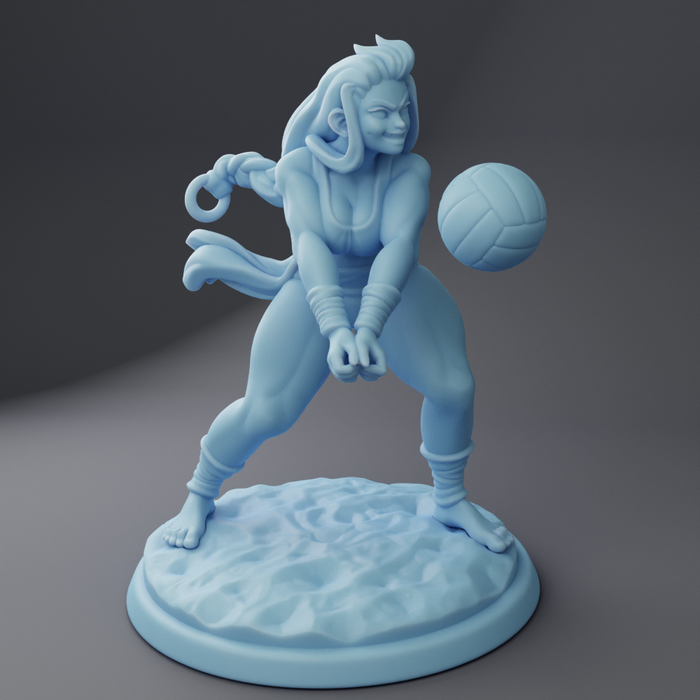 Volly Ball Diorama | Beach Week Vol 2 | Fantasy Miniature | Twin Goddess Miniatures