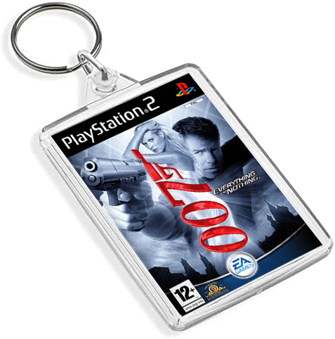 Retro Gaming Box Art Keyring - Gen VI P2 Console Style (Titles A-G)