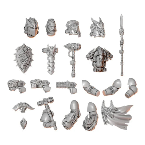 Hero Upgrade Kit Anvil Wardens Conversion Bits For 28mm 32mm Sci-fi Space Knights