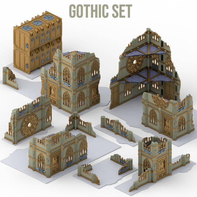 Foldable Terrain Set | 11th Edition Compatible | Fabricators Lair