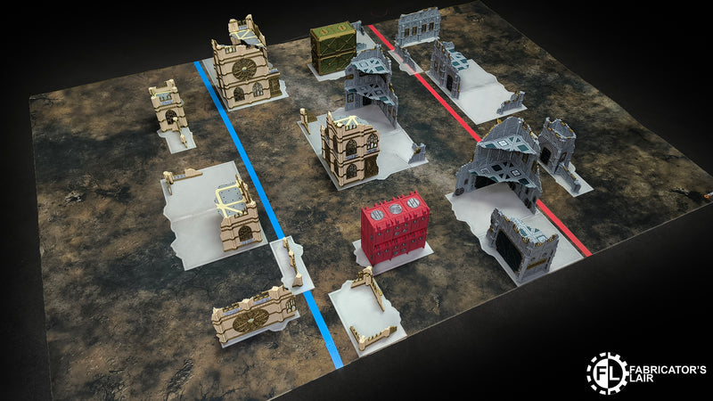 Foldable Terrain Set | 11th Edition Compatible | Fabricators Lair