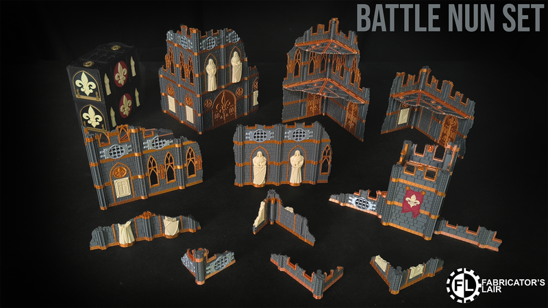 Foldable Terrain Set | 11th Edition Compatible | Fabricators Lair
