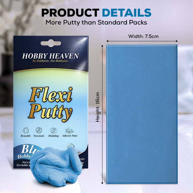 Flexi Putty 75g – Blue Reusable Adhesive for Models & Miniatures