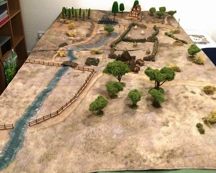 Partisan wargaming mat