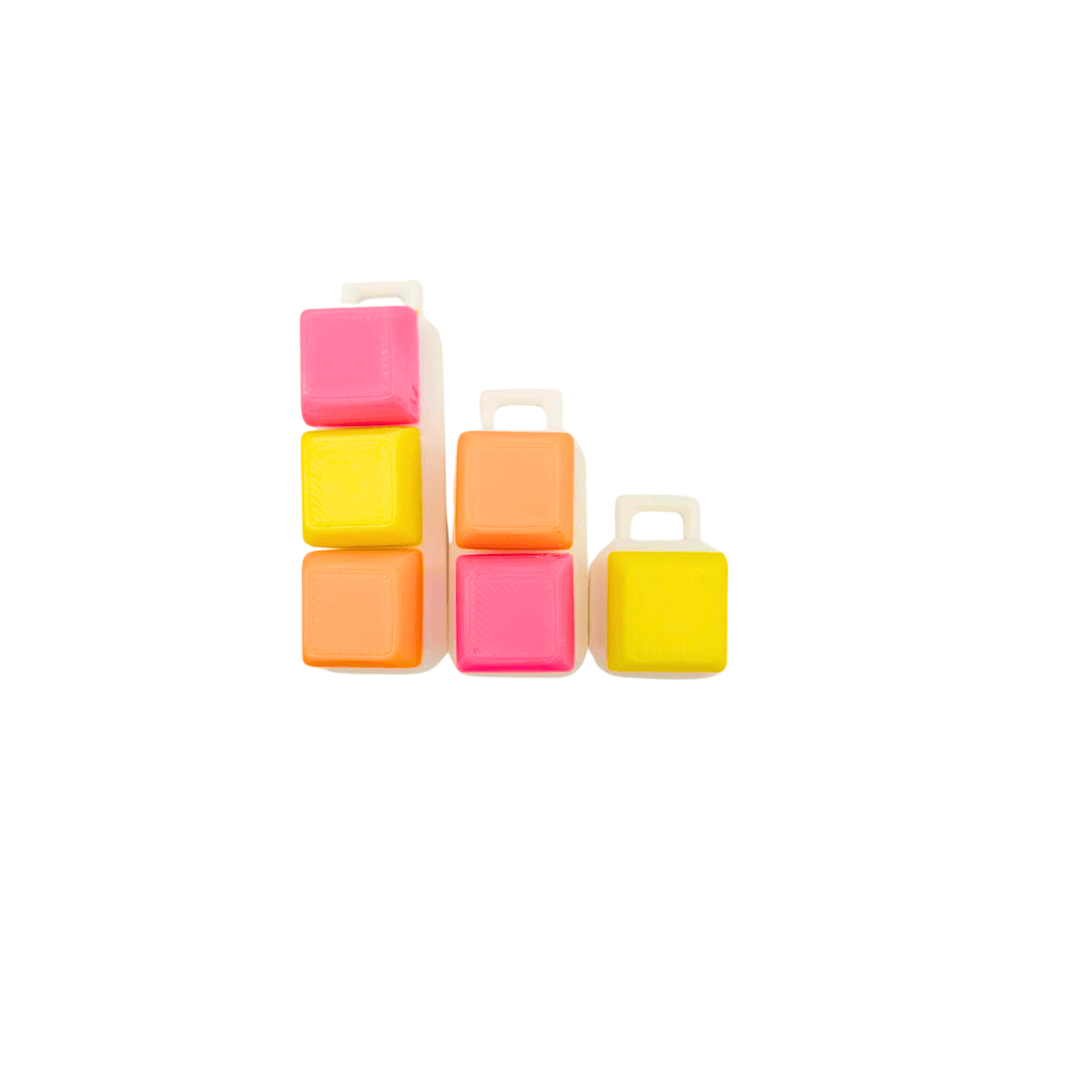 Neon Clicker Keyrings — TabletopXtra