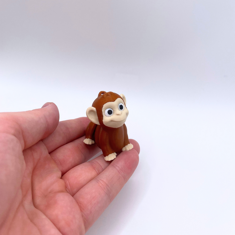 Happy Monkey Key Charm