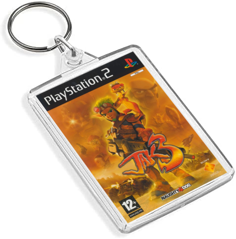 Retro Gaming Box Art Keyring - Gen VI P2 Console Style (Titles H-R)