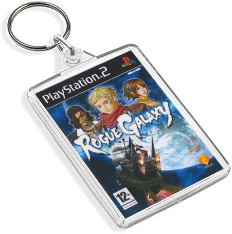 Retro Gaming Box Art Keyring - Gen VI P2 Console Style (Titles H-R)