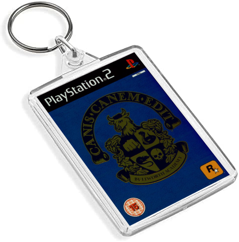 Retro Gaming Box Art Keyring - Gen VI P2 Console Style (Titles A-G)